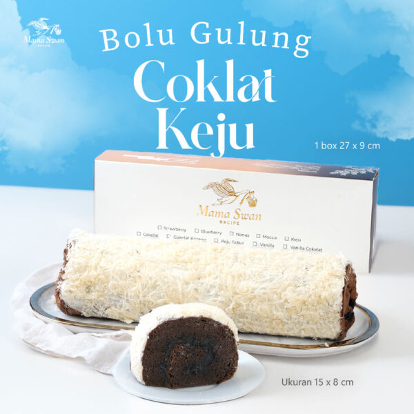 Bolu Gulung Cokelat Keju, foto 1